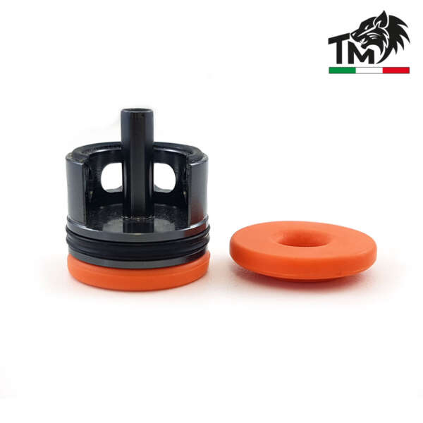 TESTA CILINDRO IN ERGAL CON PAD ORANGE - BATTUTA ALTA (TCMMV2O-NV) - immagine 3