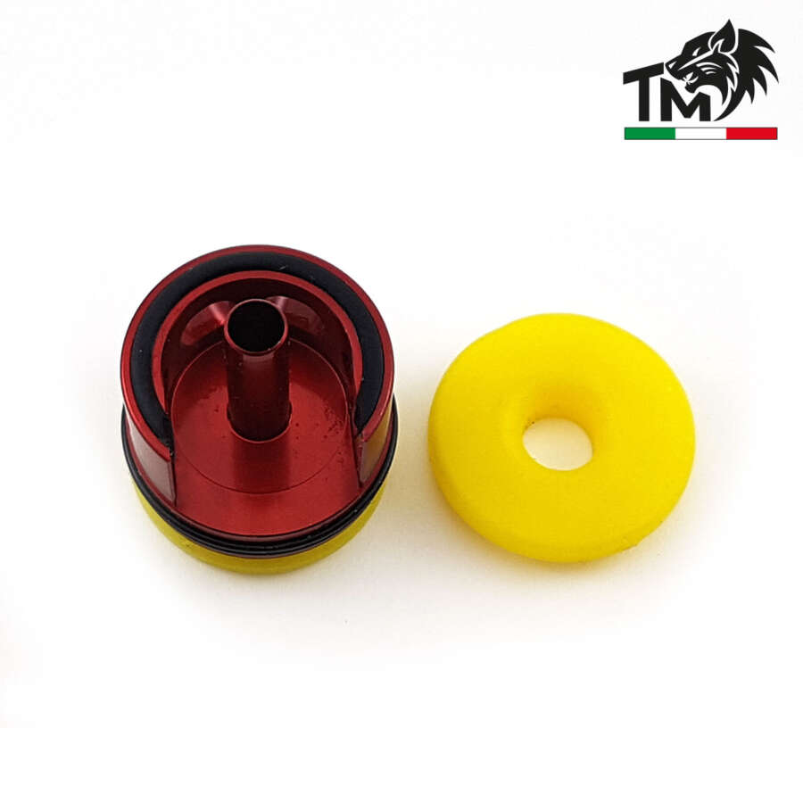TESTA CILINDRO IN ERGAL CON PAD YELLOW - BATTUTA ALTA LIMITED EDITION (TCMMV2Y-NVLE)