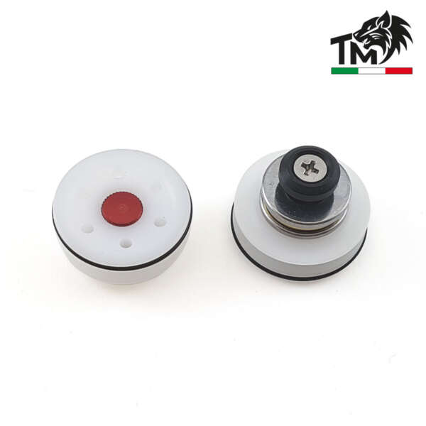 TESTA PISTONE BIANCA IN DELRIN (TPBMM) - immagine 2