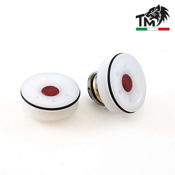 TESTA PISTONE BIANCA IN DELRIN (TPBMM)