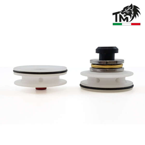 TESTA PISTONE BIANCA IN DELRIN (TPBMM) - immagine 3