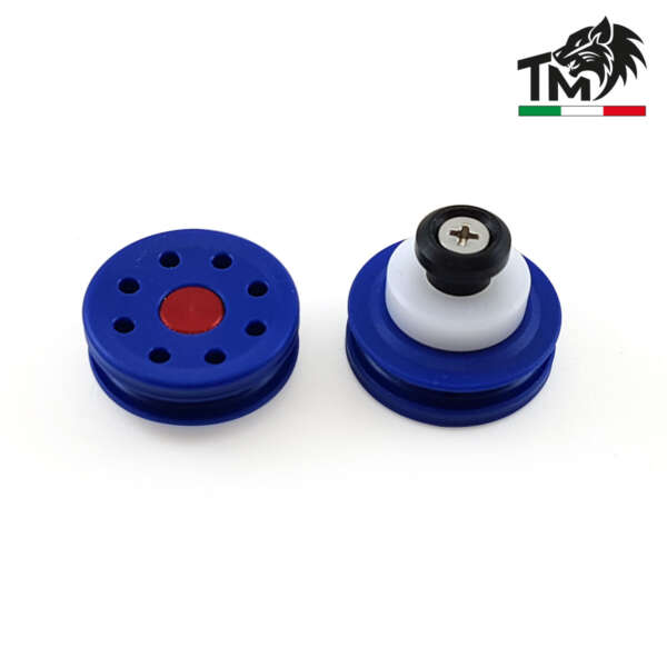 TESTA PISTONE BLU POWER TOPMAX CON FORI RADIALI (TPBPWMM-D) - immagine 2