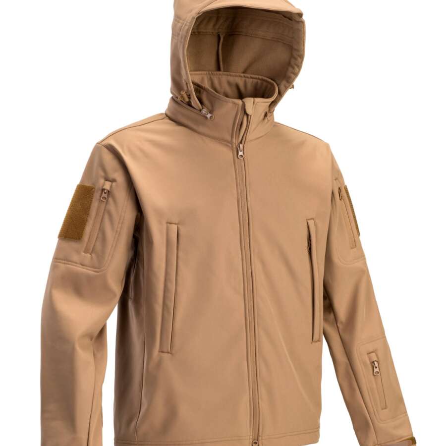 DEFCON 5 GIACCA TATTICA SOFTSHELL Coyote Brown