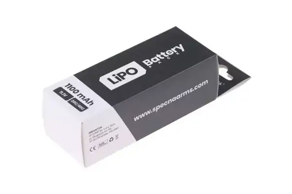 Specna Arms Batteria LiPo 11,1V 1100mAh 20/40C - immagine 2