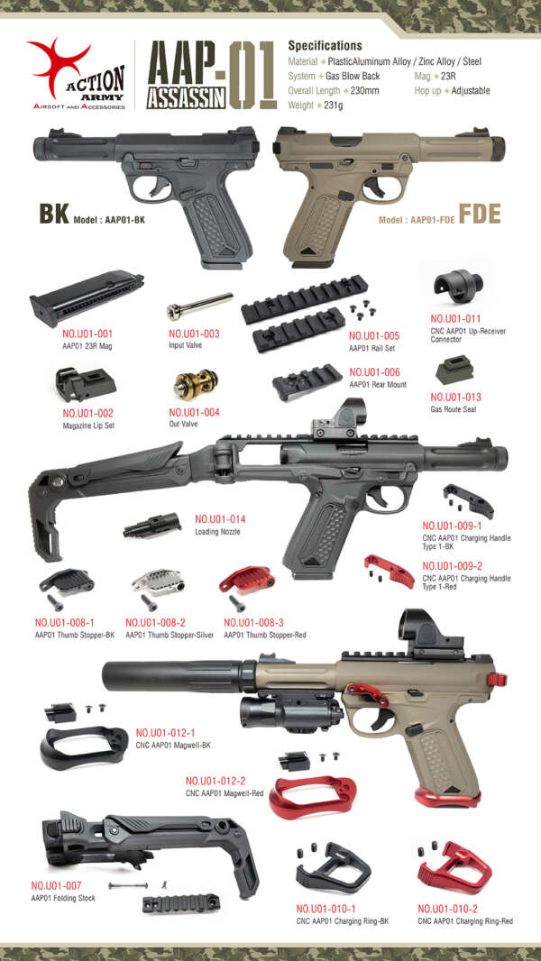 AAP-01 ASSASSIN BLACK (AAP01 ACTION ARMY) - immagine 2