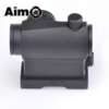 AIM-O RED DOT CON ATTACCO QD CON RIALZO NERO (AO5014-B) - immagine 4