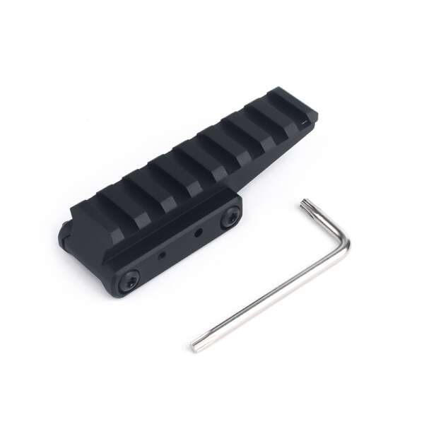 AIM-O SLITTA 20MM 8 SLOT CON RIALZO NERA (AO9034-B) - immagine 4