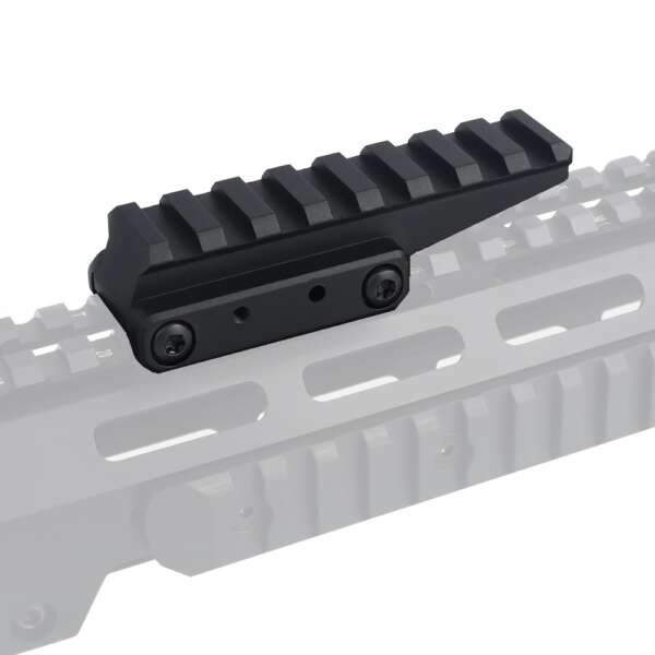 AIM-O SLITTA 20MM 8 SLOT CON RIALZO NERA (AO9034-B) - immagine 7