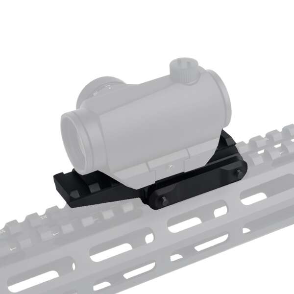AIM-O SLITTA 20MM 8 SLOT CON RIALZO NERA (AO9034-B) - immagine 9