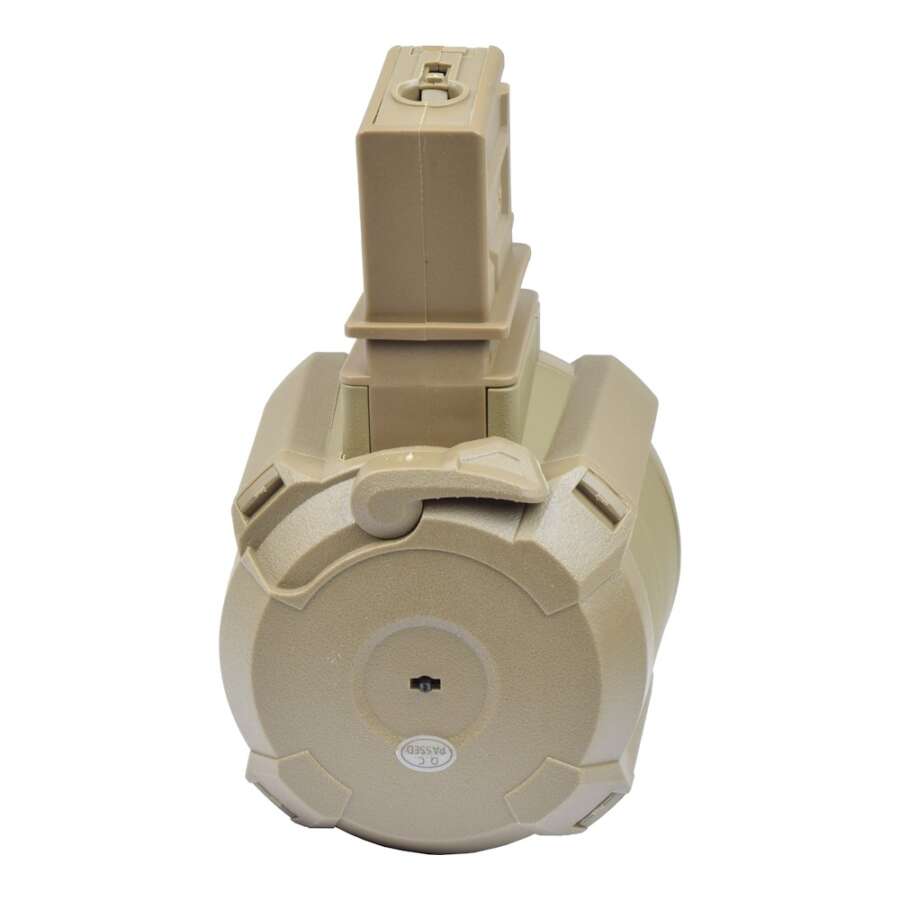A&K CARICATORE DRUM 1200 COLPI PER SERIE G36 DARK EARTH (B90-2C TN)