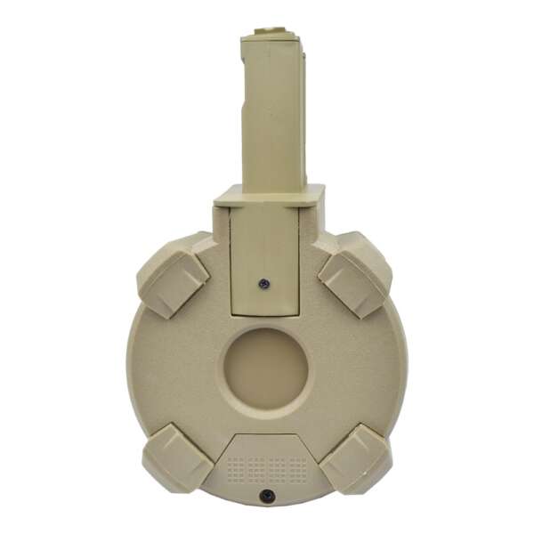 A&K CARICATORE DRUM 1200 COLPI PER SERIE MP5 DARK EARTH (B90-4C TN) - immagine 3