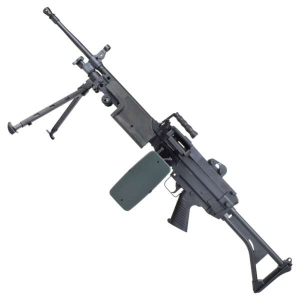 A&K FUCILE ELETTRICO M249-MK1 POLYMER VERSION NERO (M249-MK1P) - immagine 4