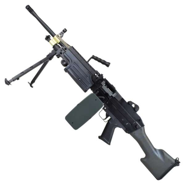 A&K FUCILE ELETTRICO M249-MK2 METAL VERSION NERO (M249-MK2) - immagine 4