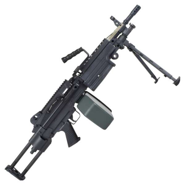 A&K FUCILE ELETTRICO M249 PARA POLYMER VERSION NERO (M249-PARAP) - immagine 2