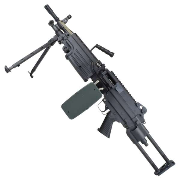 A&K FUCILE ELETTRICO M249 PARA POLYMER VERSION NERO (M249-PARAP) - immagine 4