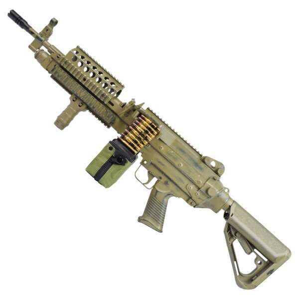 A&K FUCILE ELETTRICO MK46 EVO BATTLE WORN DARK EARTH (MK46BWT) - immagine 4