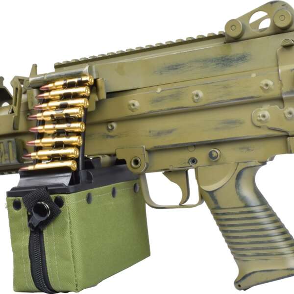 A&K FUCILE ELETTRICO MK46 EVO BATTLE WORN DARK EARTH (MK46BWT) - immagine 5