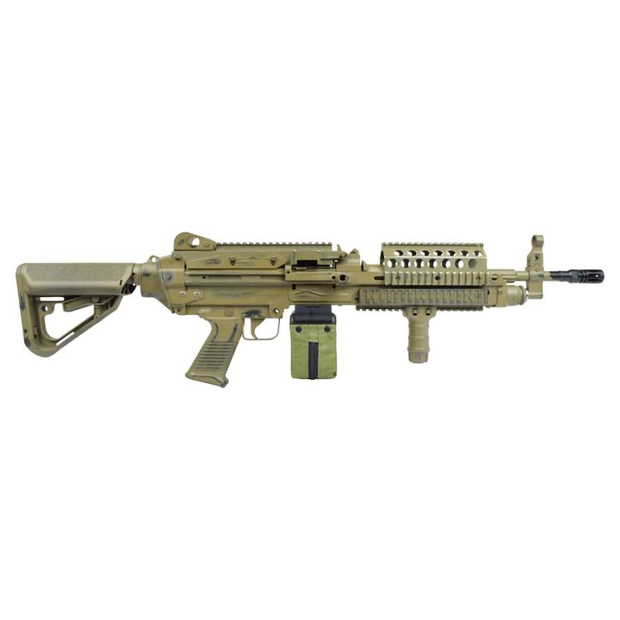 A&K FUCILE ELETTRICO MK46 EVO BATTLE WORN DARK EARTH (MK46BWT)