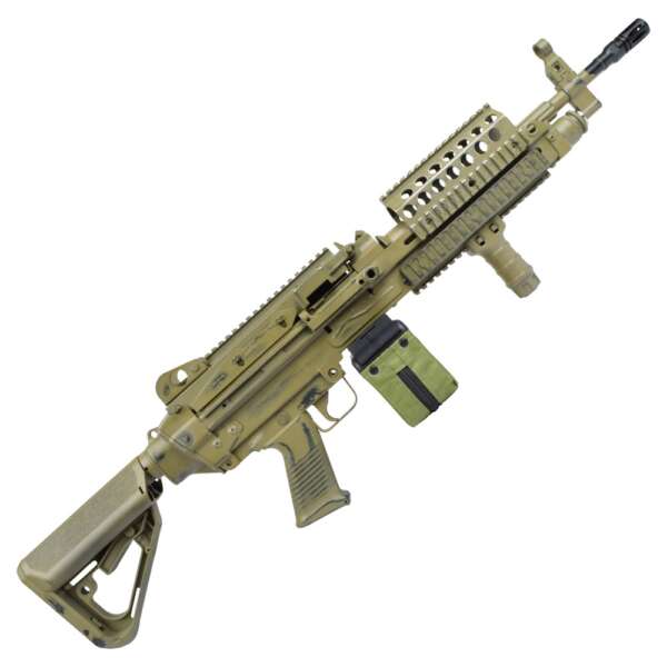 A&K FUCILE ELETTRICO MK46 EVO BATTLE WORN DARK EARTH (MK46BWT) - immagine 2