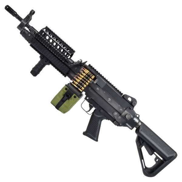 A&K FUCILE ELETTRICO MK46 EVO BATTLE WORN NERO (MK46BWB) - immagine 4