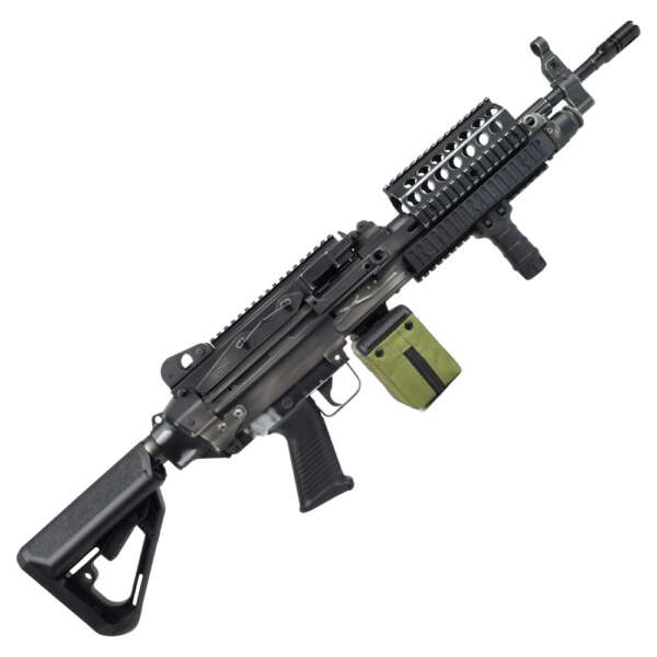 A&K FUCILE ELETTRICO MK46 EVO BATTLE WORN NERO (MK46BWB) - immagine 2