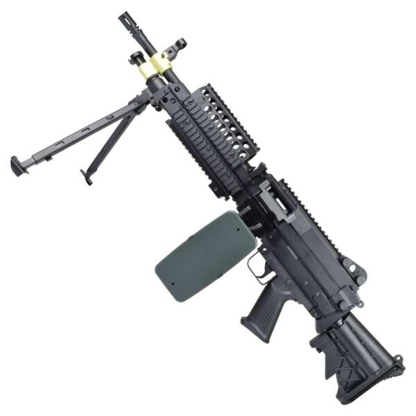 A&K FUCILE ELETTRICO MK46 METAL VERSION NERO (MK46) - immagine 5