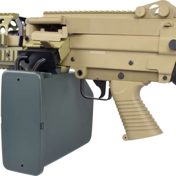 A&K FUCILE ELETTRICO MK46 POLYMER VERSION DARK EARTH (MK46PT) - immagine 5