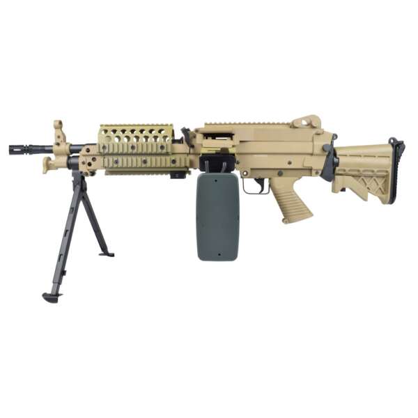 A&K FUCILE ELETTRICO MK46 POLYMER VERSION DARK EARTH (MK46PT) - immagine 2