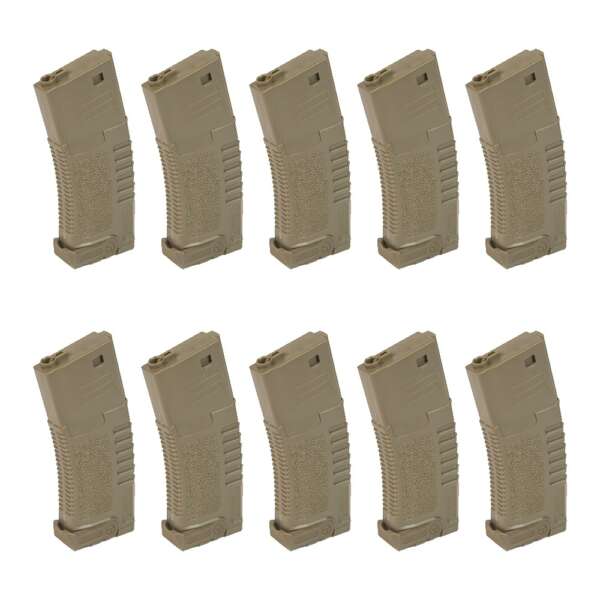 AMOEBA BOX 10 CARICATORI MID-CAP 140 COLPI PER M4 DARK EARTH (AR-CARAM140BOX-T) - immagine 2
