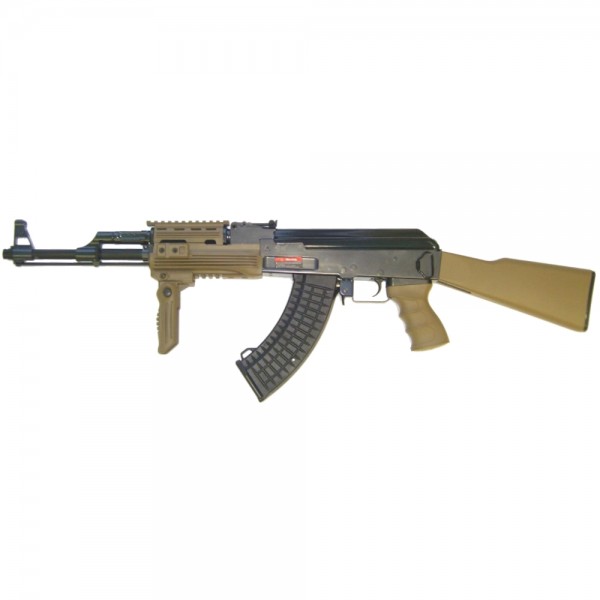 JING GONG FUCILE ELETTRICO SOFTAIR AK47 RAS TACTICAL TAN (0512T)
