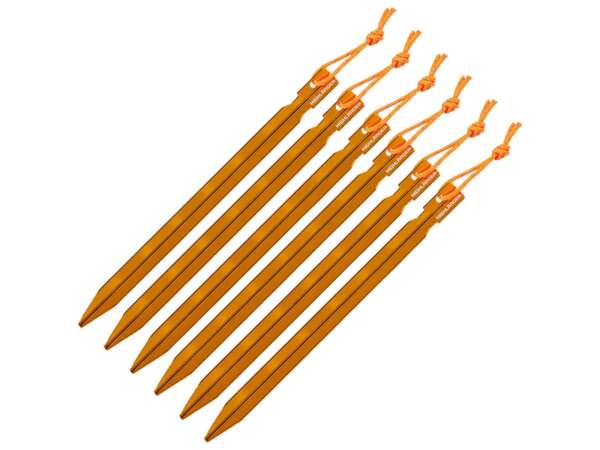 HIGHLANDER Arrow Alu Peg 7", 6 Pcs Pack ORANGE - immagine 5