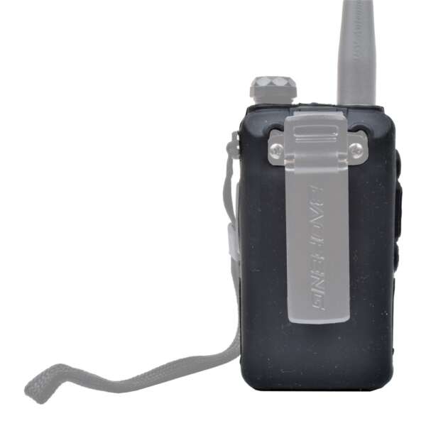 BAOFENG CUSTODIA IN GOMMA PER RADIO UV-5R NERA (BF-CASEBLACK) - immagine 3
