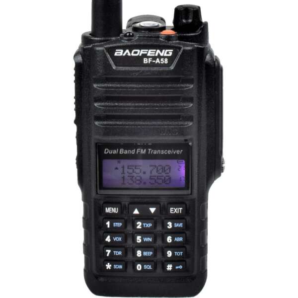 BAOFENG RICETRASMITTENTE DUAL BAND VHF/UHF FM WATERPROOF E DUSTPROOF (BF-A58) - immagine 3