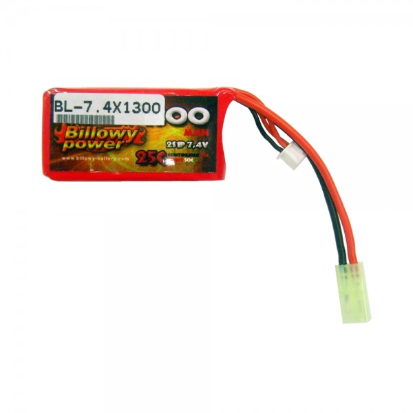 BILLOWY POWER BATTERIA LI-PO 7.4V X 1300MAH 25C (BL-7.4X1300)