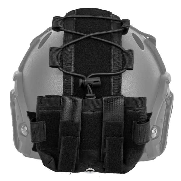 NHELMET BATTERY CASE PER ELMETTO NERO (NH3013-B) - immagine 4