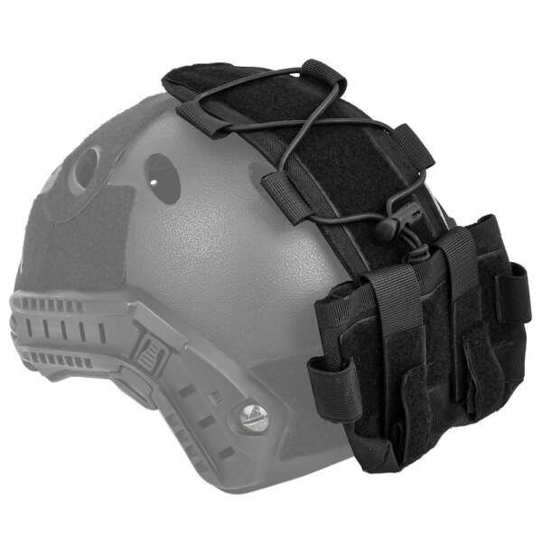 NHELMET BATTERY CASE PER ELMETTO NERO (NH3013-B) - immagine 5