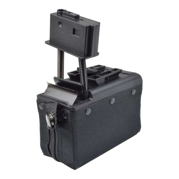 BATTLEAXE CARICATORE ELETTRICO 2000 COLPI PER M249 NERO (D249BK) - immagine 2