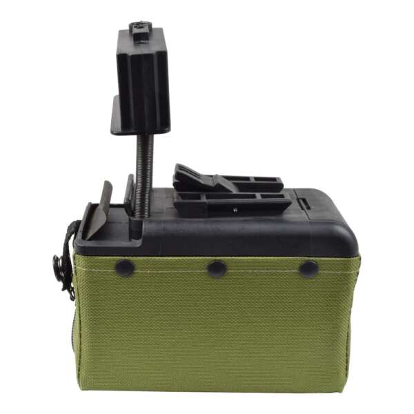 BATTLEAXE CARICATORE ELETTRICO 2000 COLPI PER M249 OLIVE DRAB (D249OD) - immagine 2
