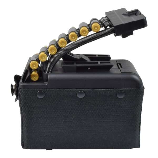 BATTLEAXE CARICATORE ELETTRICO 2000 COLPI PER MK46 MINIMI NERO (MINIMI DRUM BK) - immagine 2