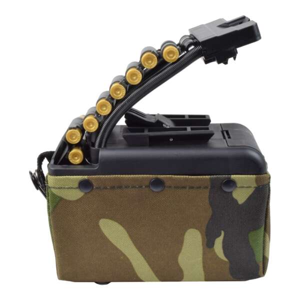 BATTLEAXE CARICATORE ELETTRICO 2000 COLPI PR MK46 MINIMI MULTICAM (MINIMI DRUM MC) - immagine 2