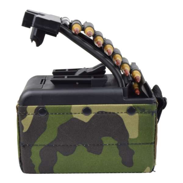BATTLEAXE CARICATORE ELETTRICO 2000 COLPI PR MK46 MINIMI MULTICAM (MINIMI DRUM MC) - immagine 4