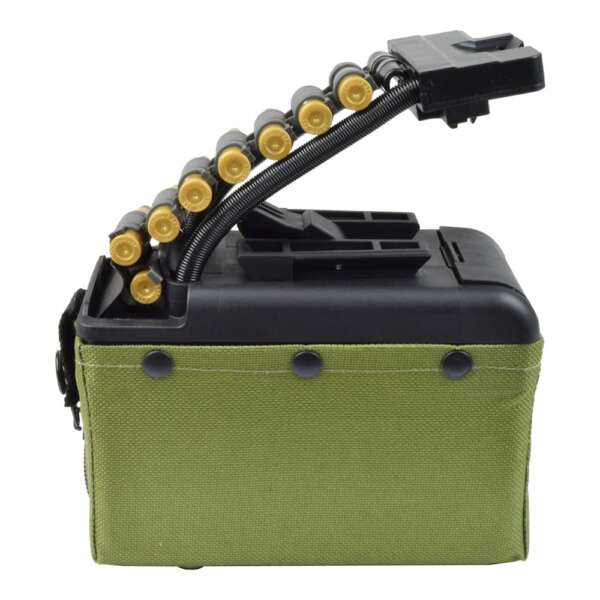 BATTLEAXE CARICATORE ELETTRICO 2000 COLPI PR MK46 MINIMI OLIVE DRAB (MINIMI DRUM OD) - immagine 2