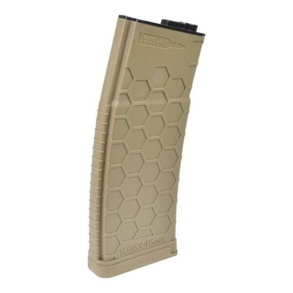 BATTLEAXE CARICATORE MAGGIORATO 370 COLPI PER M4 DARK EARTH (002-7A TN)
