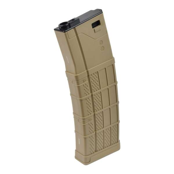 BATTLEAXE CARICATORE MID-CAP 200 COLPI PER M4 DARK EARTH (002-3B-2 TN) - immagine 2