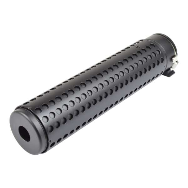 BATTLEAXE SILENZIATORE QD 180mm CON SPEGNIFIAMMA SR-16 NERO (SI001) - immagine 2