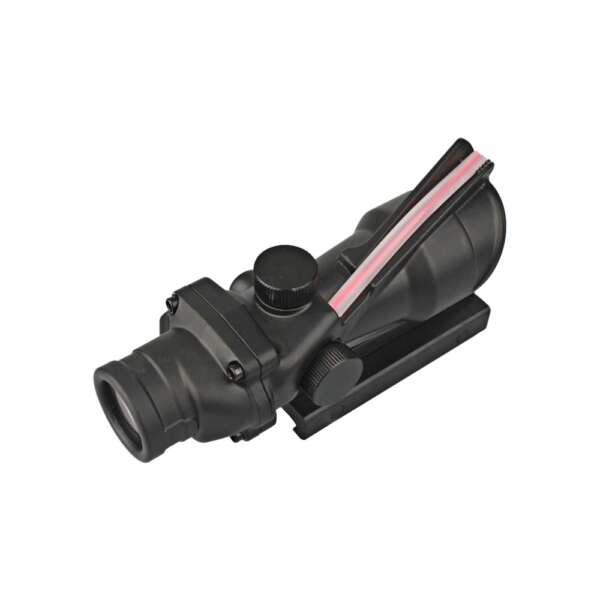 BIG DRAGON OTTICA COMPATTA ZOOM 4X LENTE 32MM FIBRA OTTICA NERA (EM3511) - immagine 2