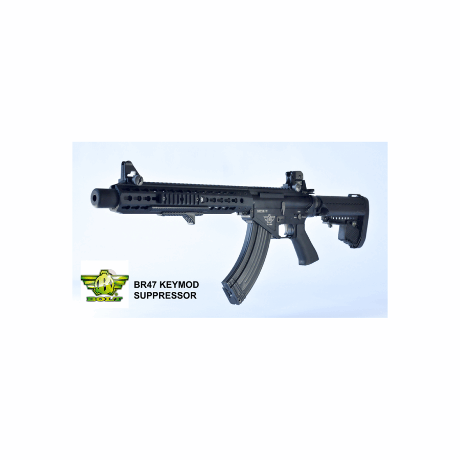 BOLT - BR47 KEYMOD SUPPRESSOR NERO - EBB