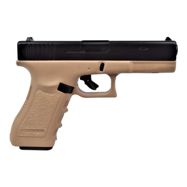BRUNI GUNS PISTOLA A SALVE GAP CALIBRO 9mm NERA/TAN (BR-1401BT) - immagine 2