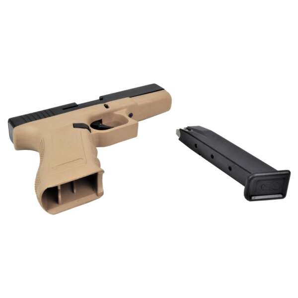 BRUNI GUNS PISTOLA A SALVE GAP CALIBRO 9mm NERA/TAN (BR-1401BT) - immagine 5