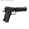 BRUNI PISTOLA CO2 CALIBRO 4,5mm C.N.816 U.S. COMBAT NERA (BR-601MP-IT) - immagine 5